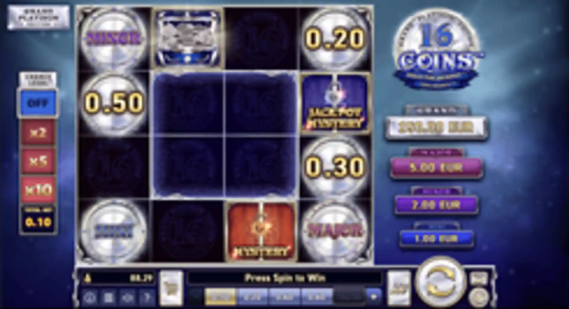 16 Coins Grand Platinum Edition GP