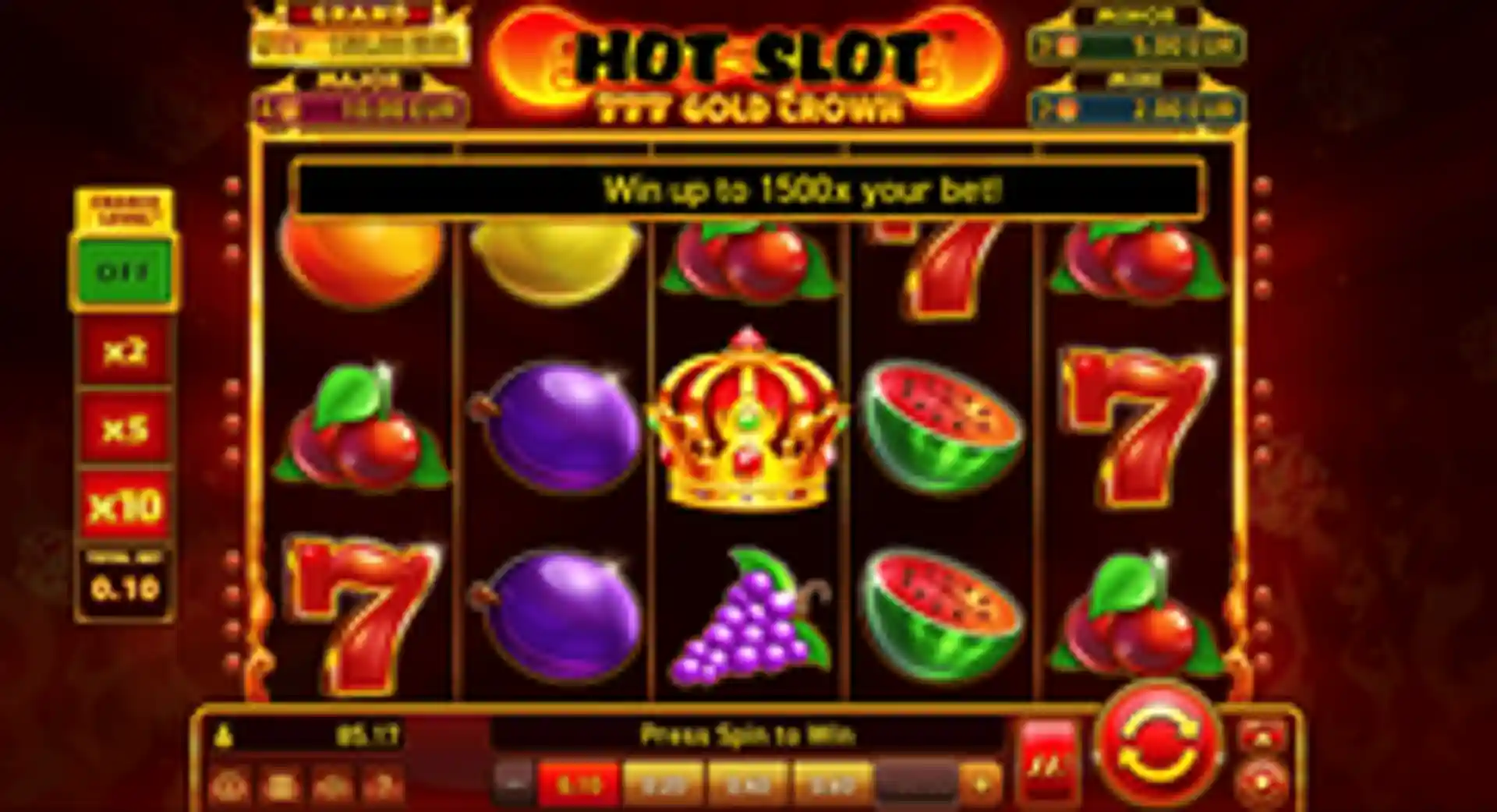 Hot Slot™: 777 Gold Crown GP