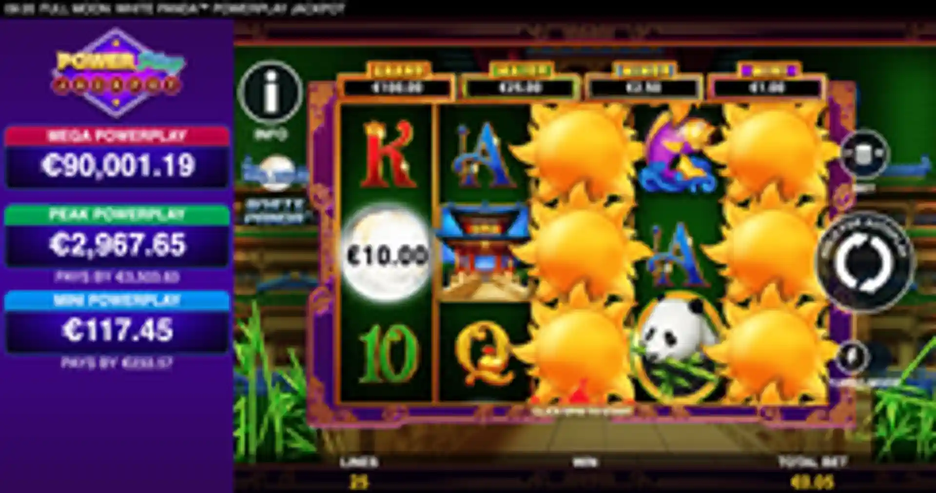 Full Moon: White Panda™ PowerPlay Jackpot GP