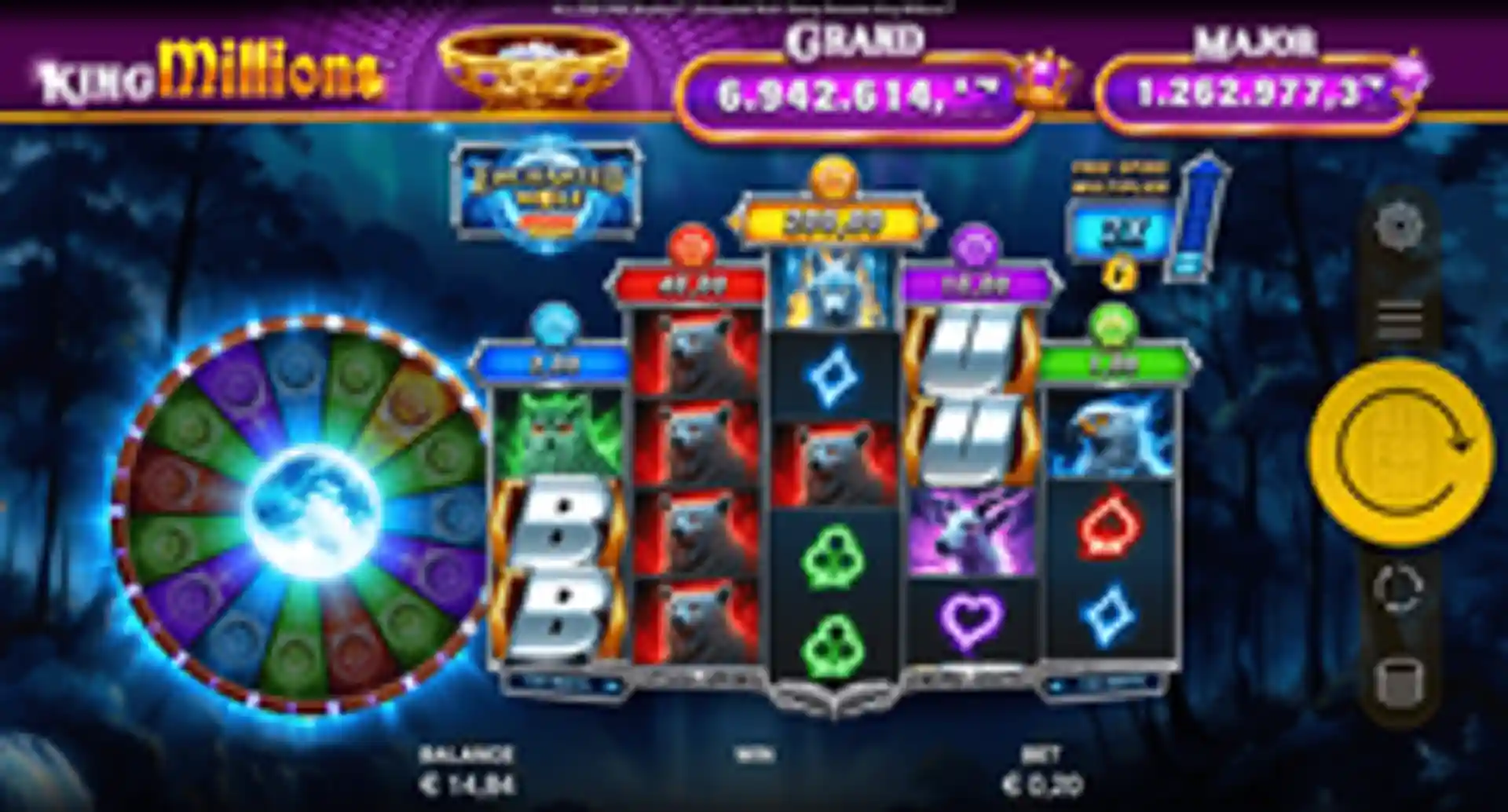 Enchanted Wolf Rising Rewards King Millions GP