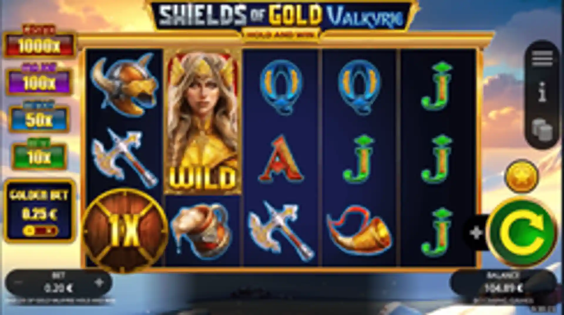 Shields of Gold Valkyrie Hold and Win GP