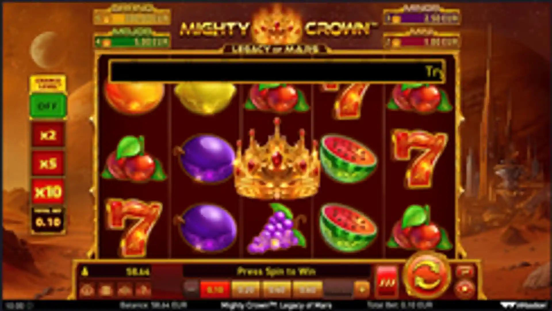 Mighty Crown: Legacy of Mars gp