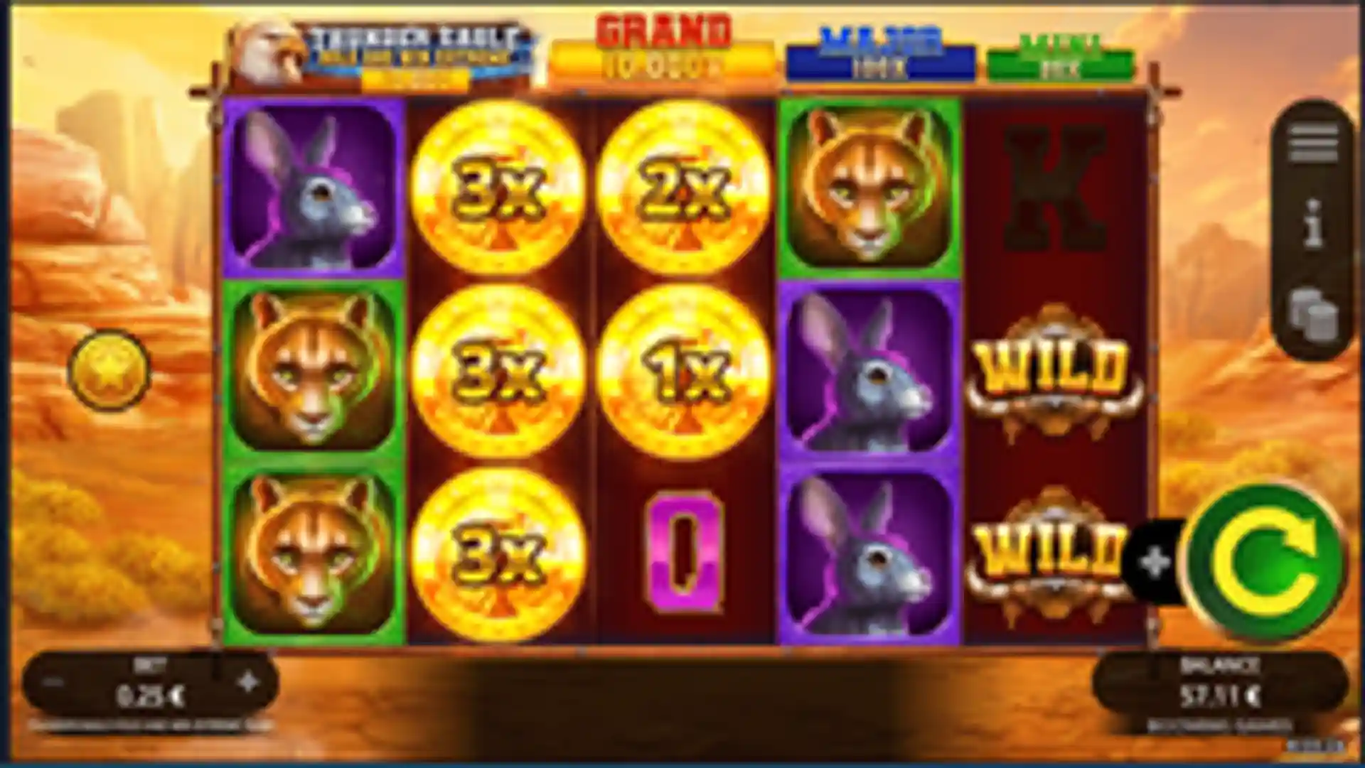 Thunder Eagle Hold and Win Extreme 10,000 gp