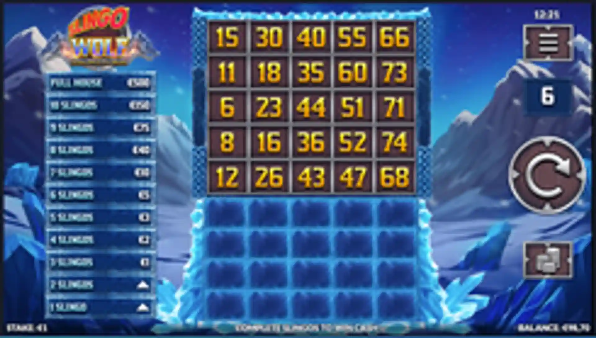 Slingo Wolf Snowstorm gp
