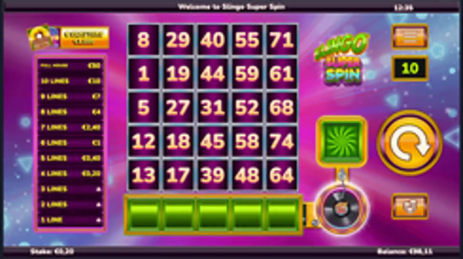 Slingo Super Spin gp