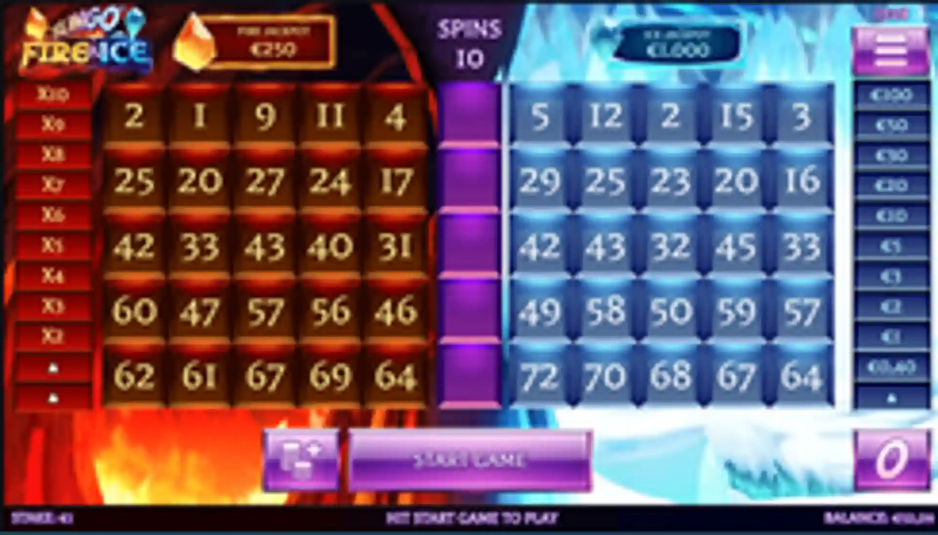 Slingo Fire And Ice