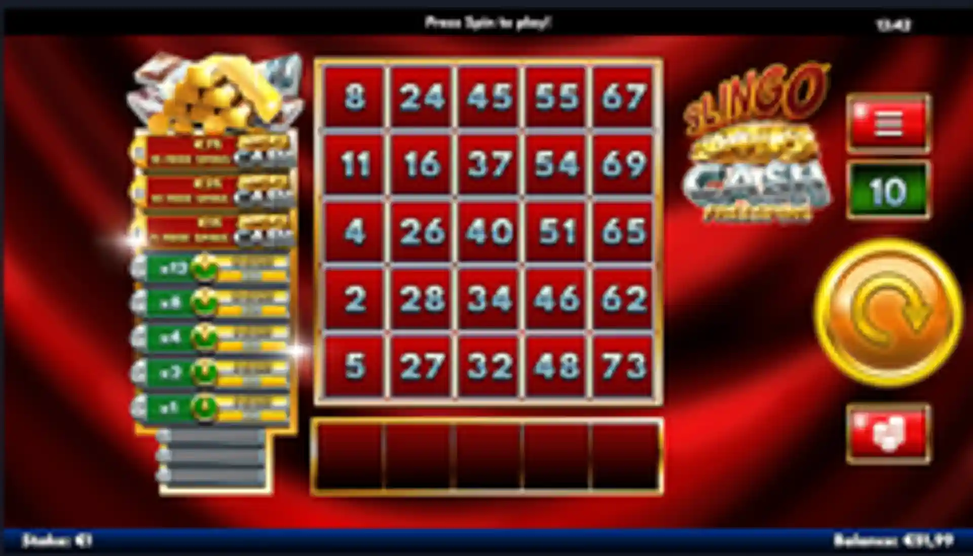 Slingo Gold Cash