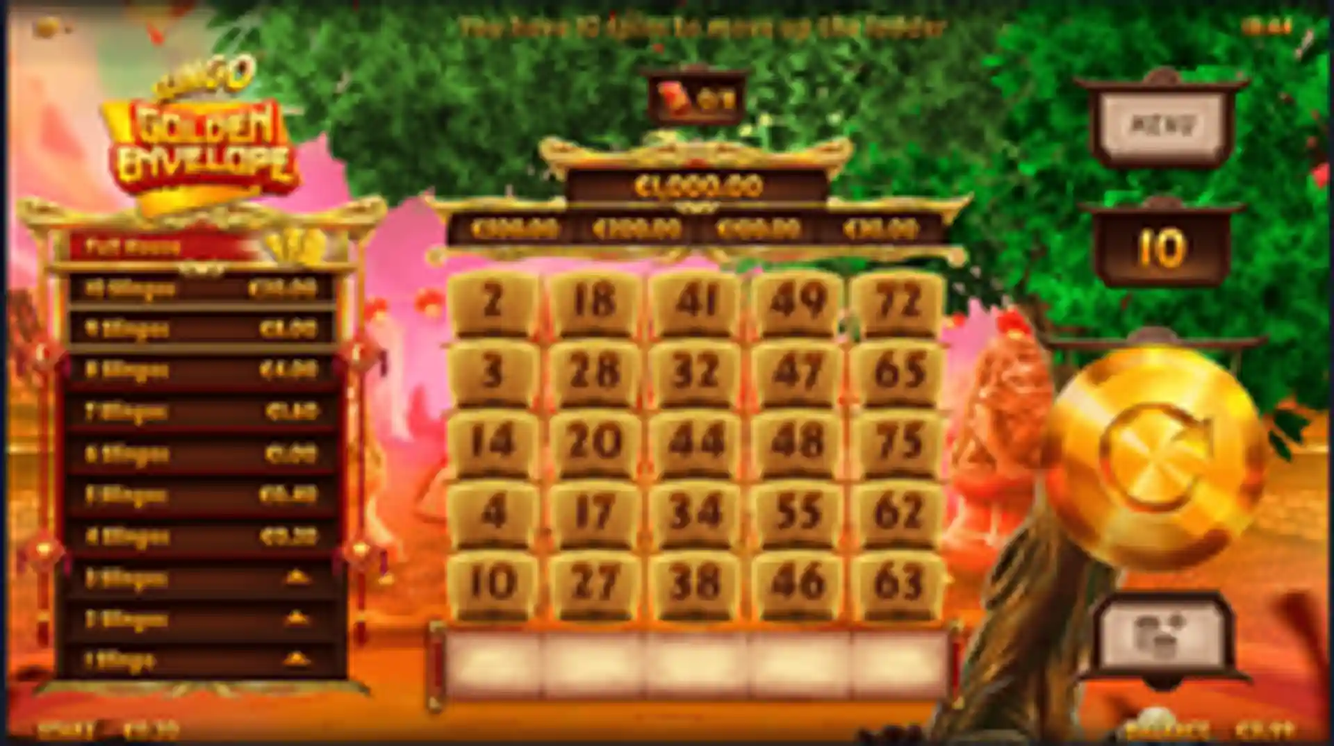 Slingo Golden Envelope