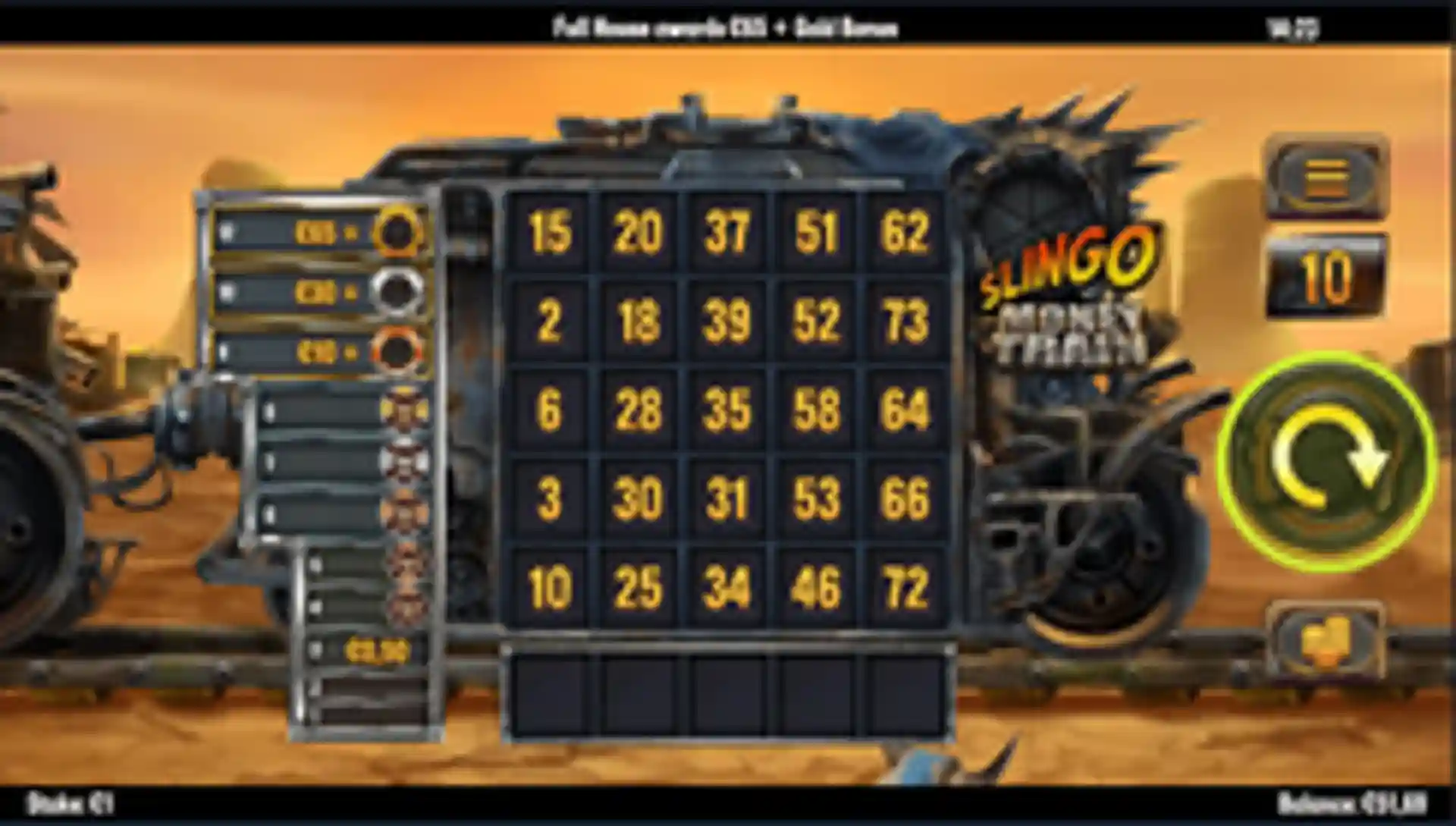 Slingo Money Train