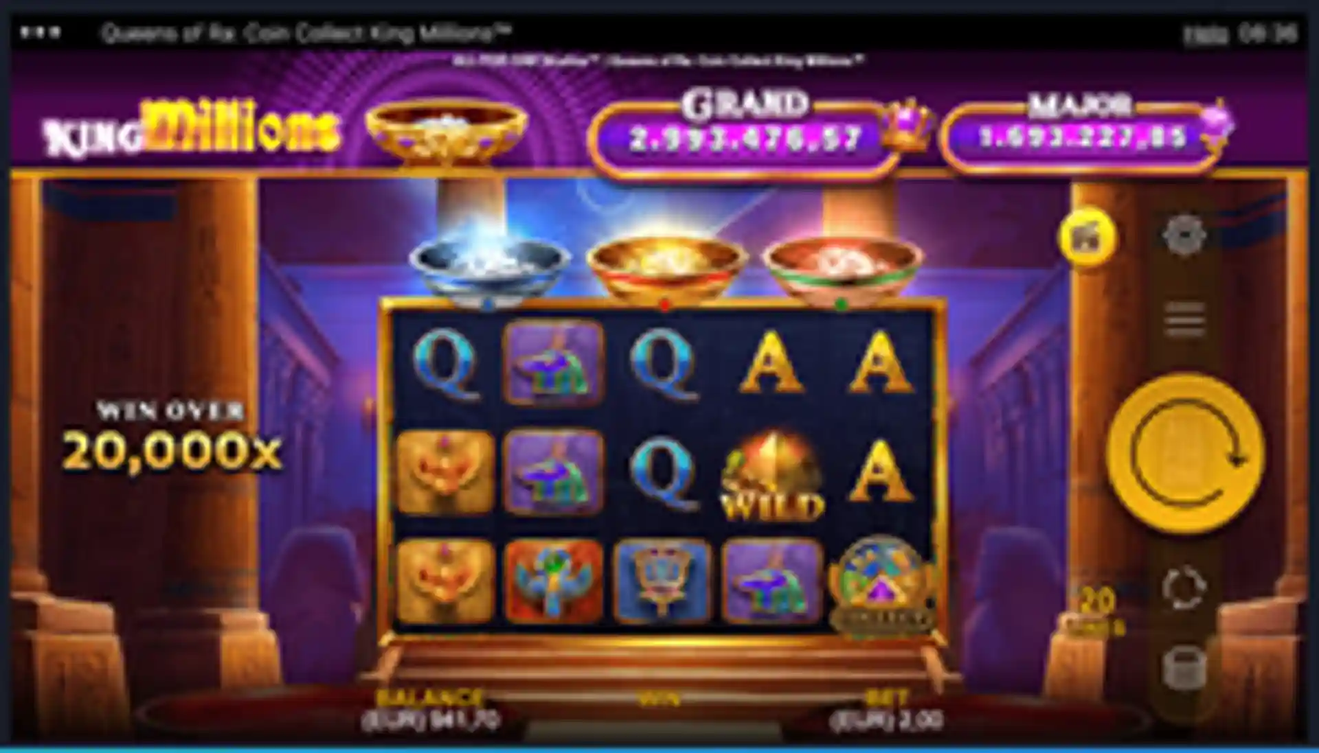 Queens of Ra Coin Collect King Millions gp