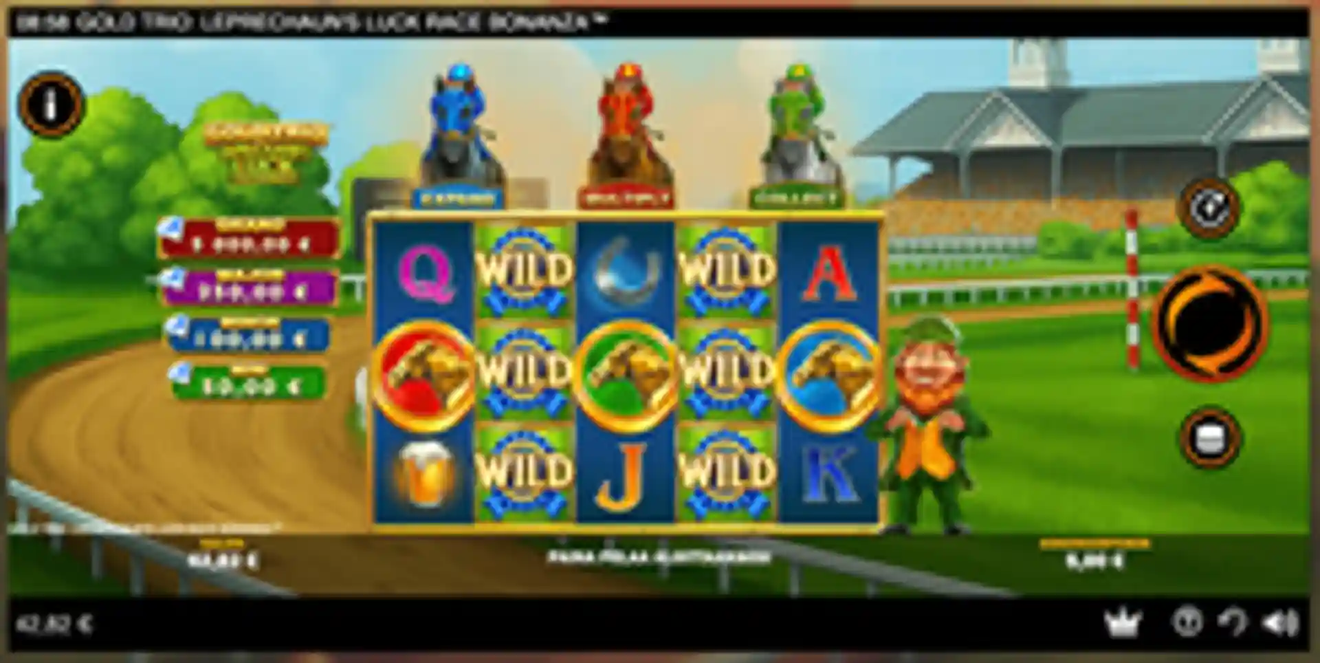 Gold Trio Leprechaun's Luck Race Bonanza gp