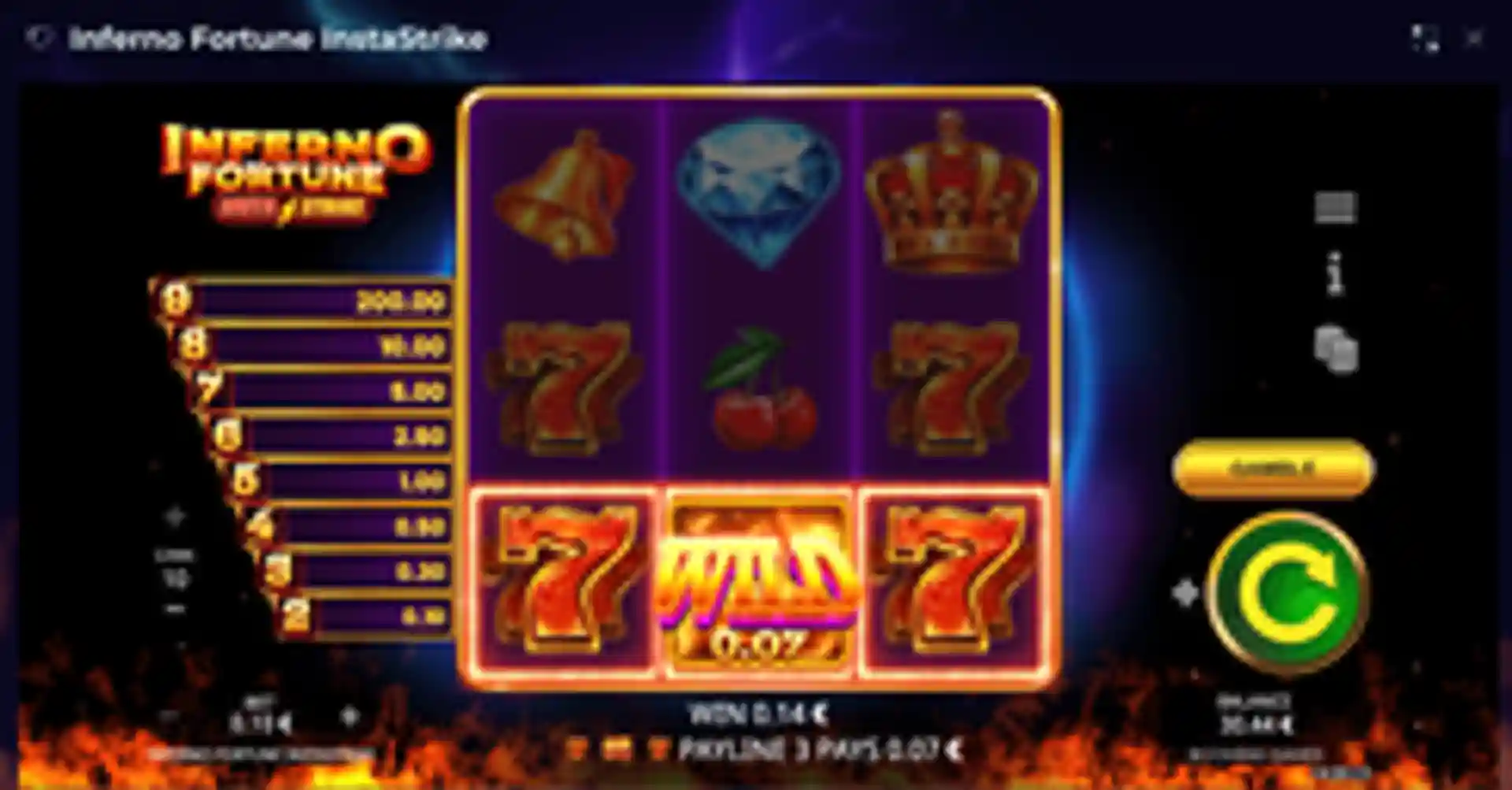 Inferno Fortune InstaStrike