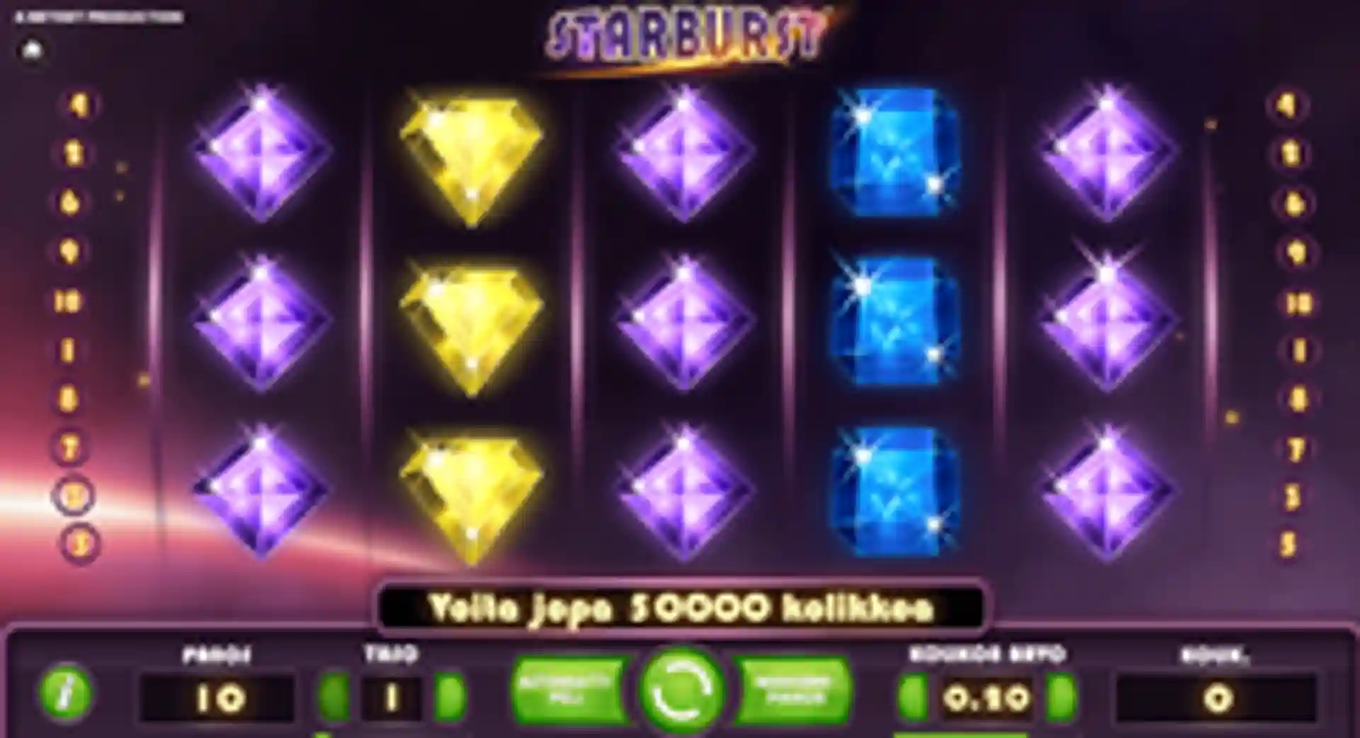 Starburst gameplay