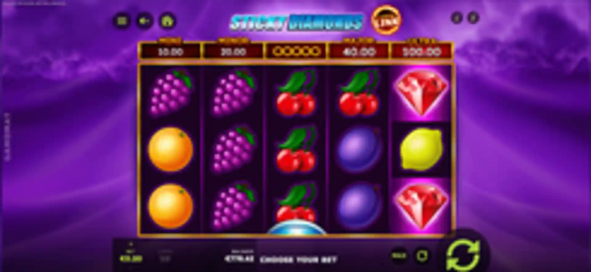 Sticky Diamonds Flaming Link