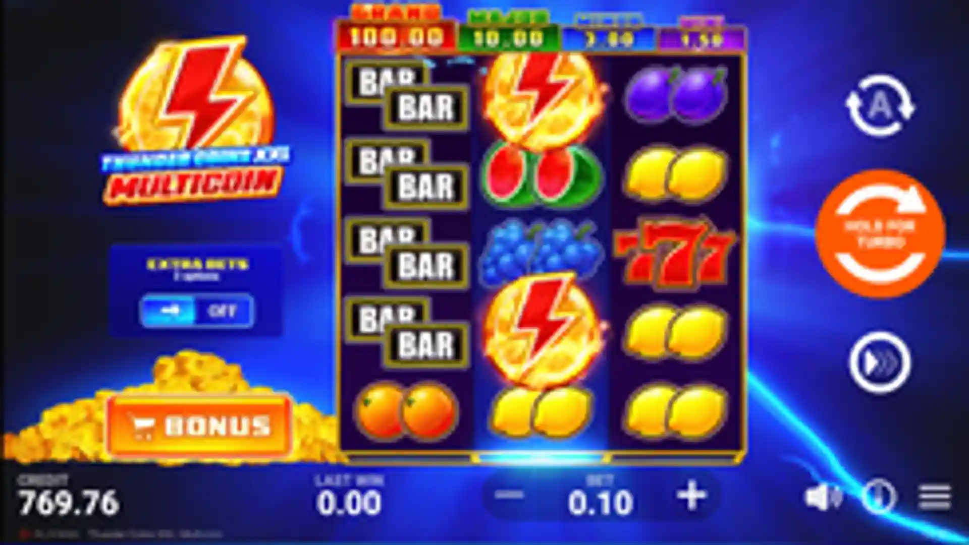 Thunder Coins XXL: Multicoin