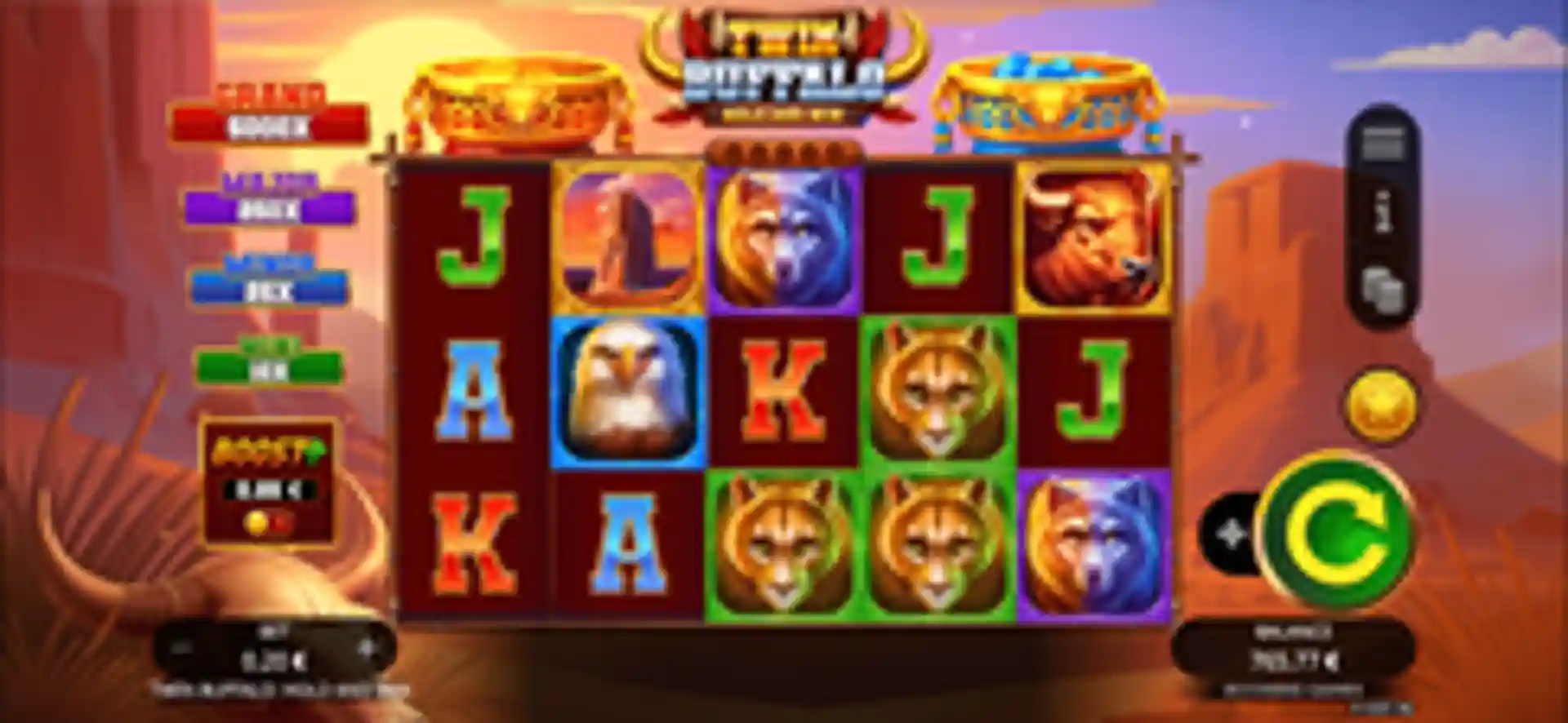 Twin Buffalo: Hold & Win