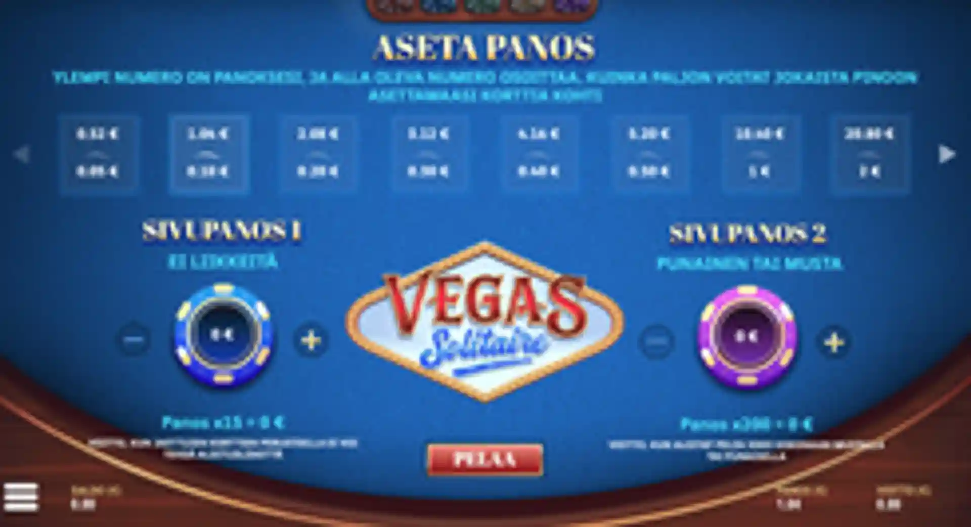 Vegas Solitaire gameplay