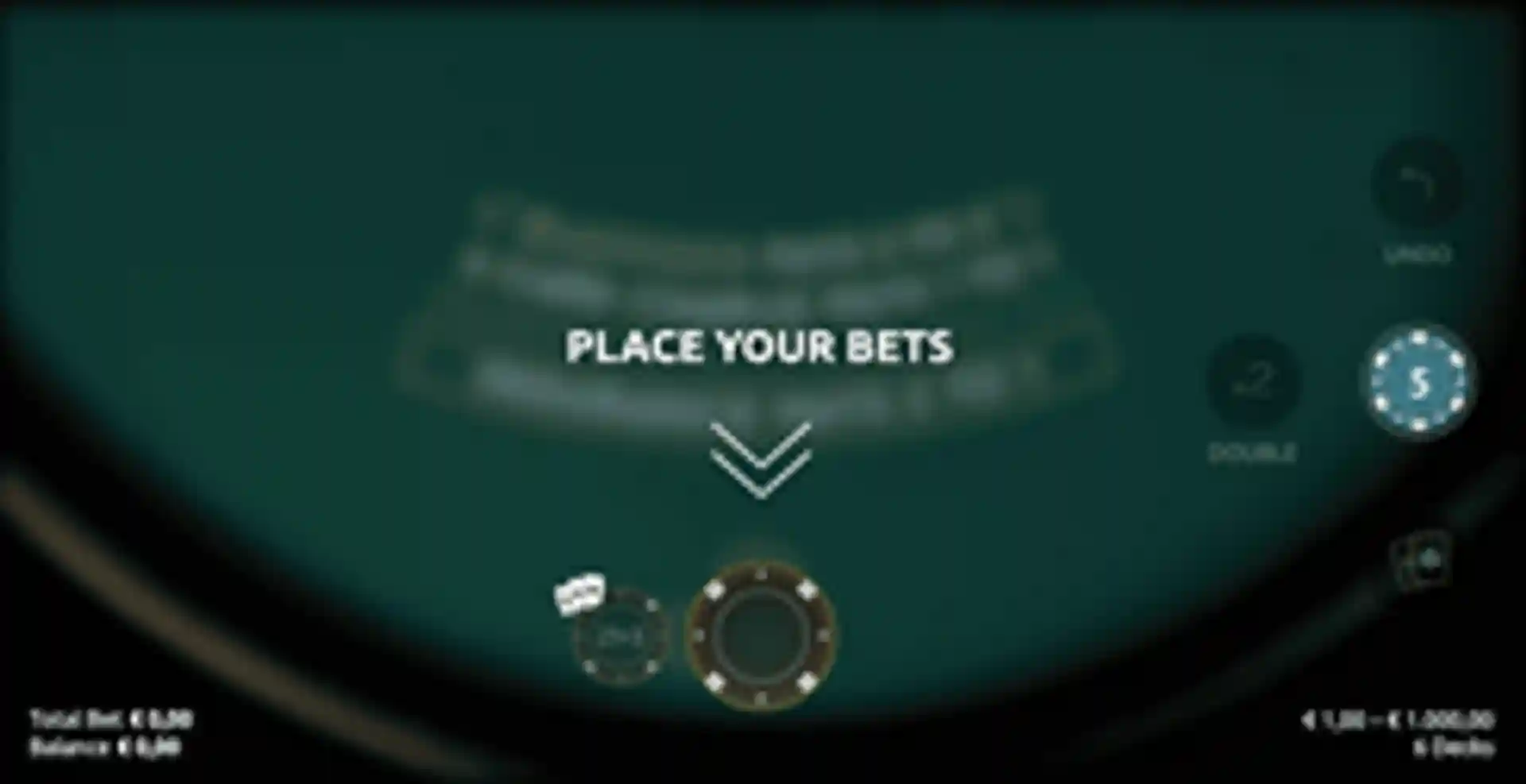 Vinnie Jones Blackjack gameplay